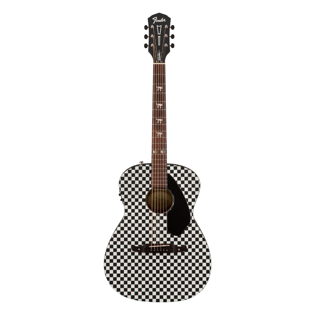 Tim Armstrong Hellcat Acoustic-Electric Guitar - Checkerboard