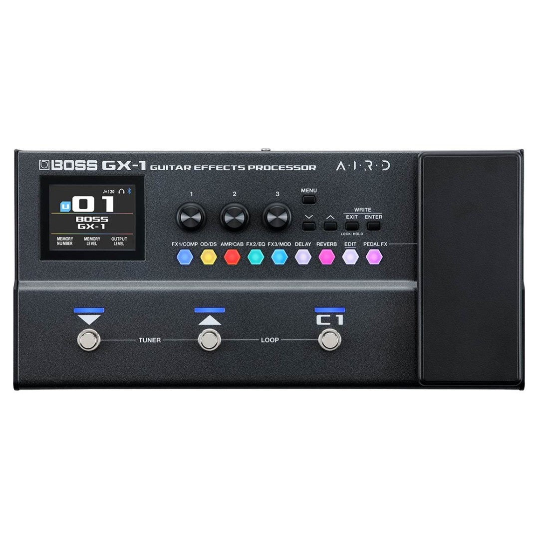 Boss GX-1 guitar effects processor on a white background