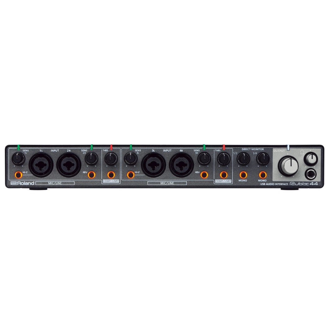 Roland audio interface on a white background