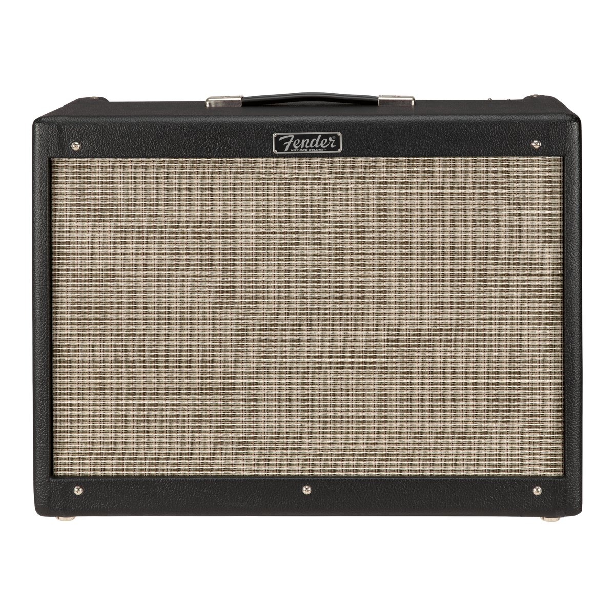 Fender guitar amplifier with a speaker grille