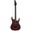spira Electric guitar with a maroon finish on a white background