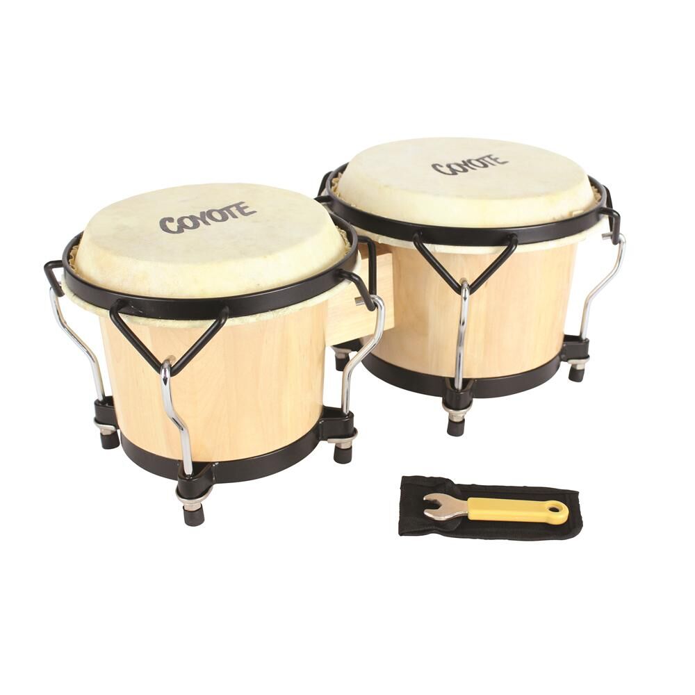 Coyote Tunable Latin Bongos - Natural