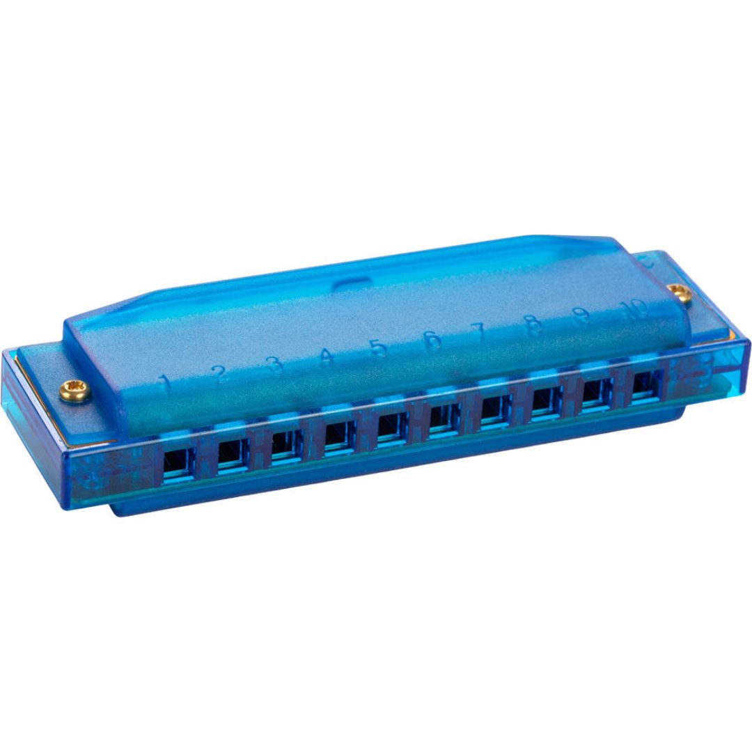 Hohner Kids Translucent Harmonica in Blue