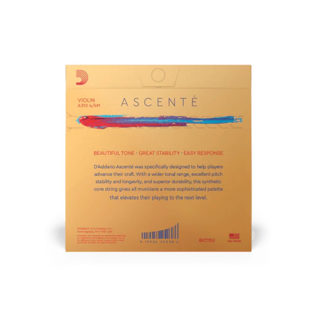 D'Addaario Ascente Violin String Set 4/4 Medium