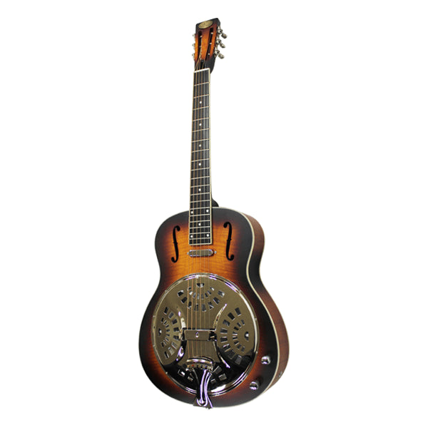 Bourbon Street BSR-LSA-FM-E Flamed Maple Resonator Guitar