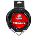 Carson ROK20BK 20 ft Braided Guitar Cable Straight