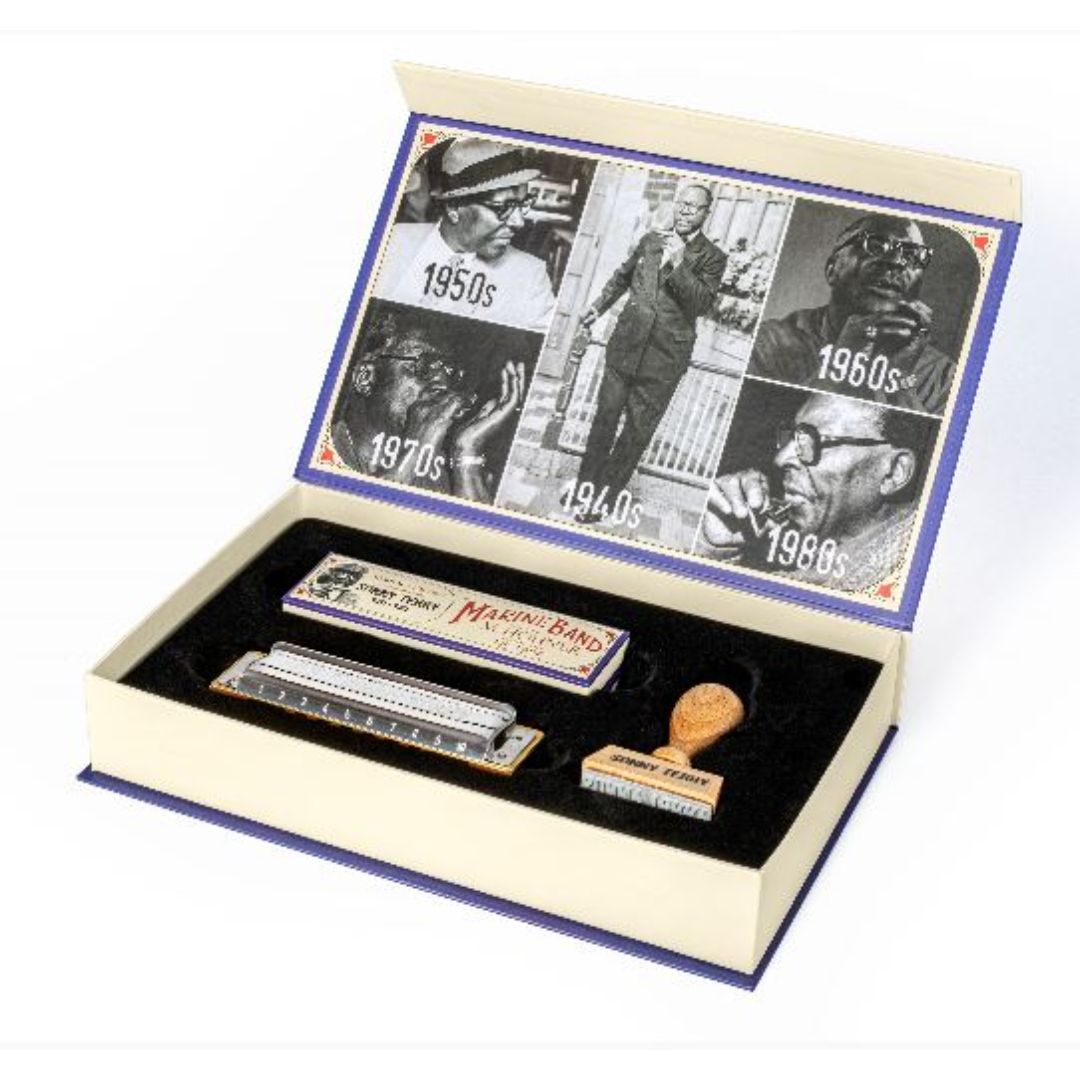 Hohner Sonny Terry Signature Harmonica, Heritage Edition Marine Band, Diatonic - C