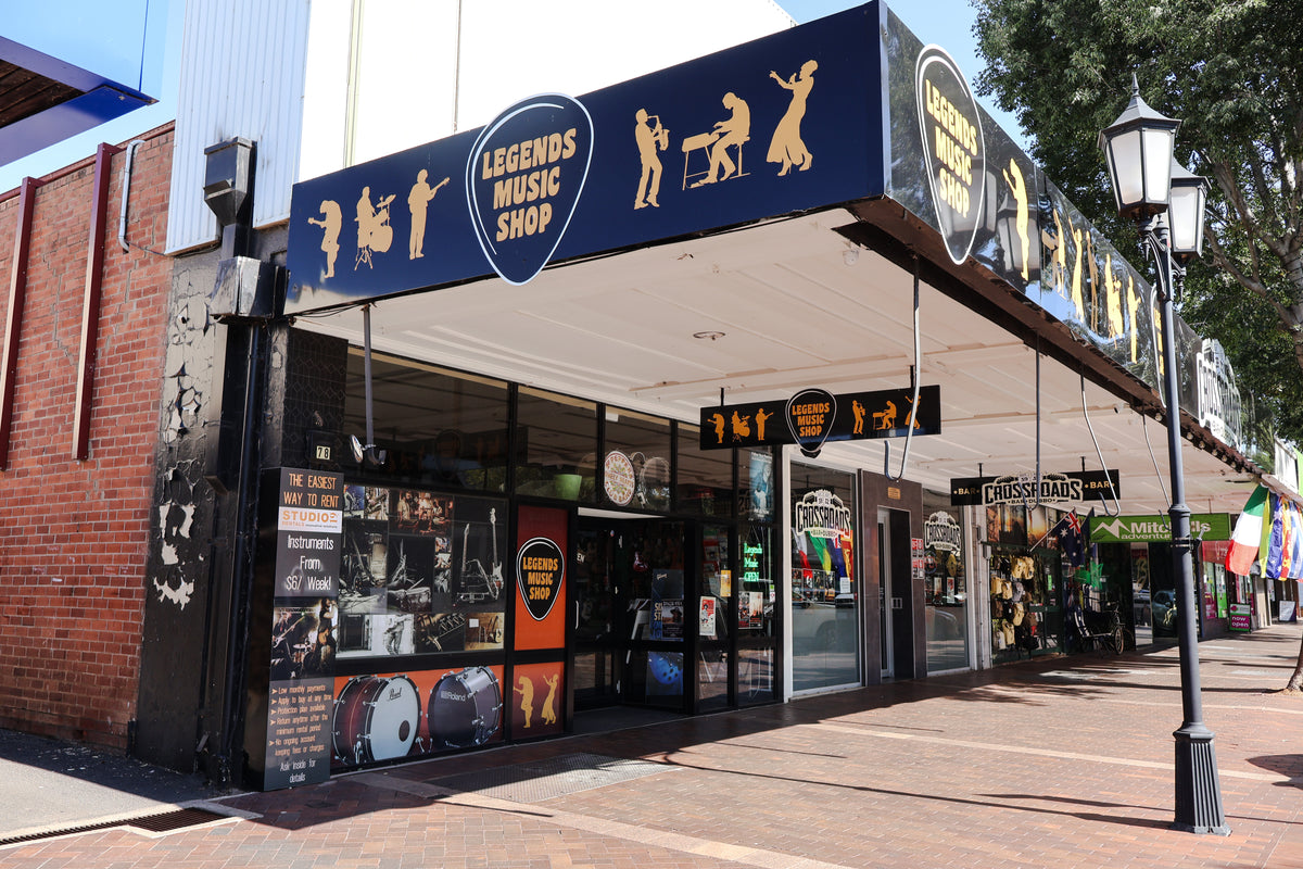 Front of Legends Music Shop Dubbo