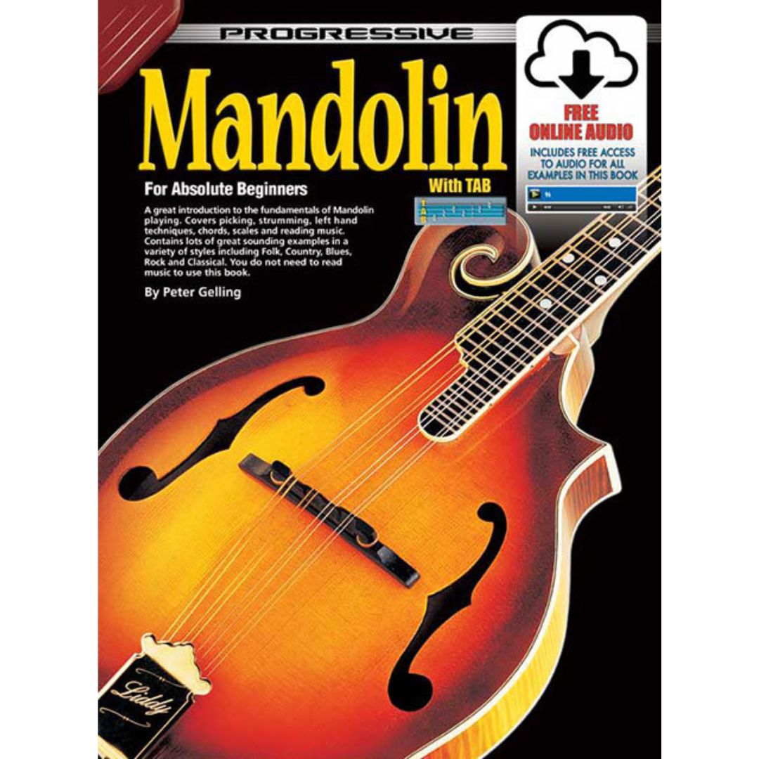 Progressive Mandolin for Beginners Book/Online Video & Audio