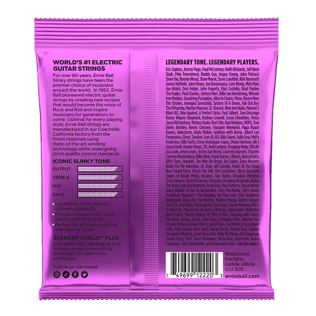 Ernie Ball Power Slinky Nickel Wound Electric Guitar Strings - 11-48 Gauge