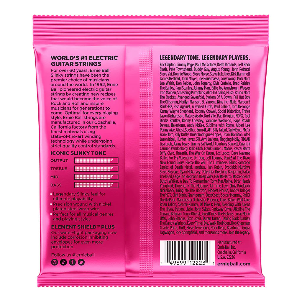 Ernie Ball Super Slinky Nickel Wound Electric Guitar Strings - 9-42 Gauge