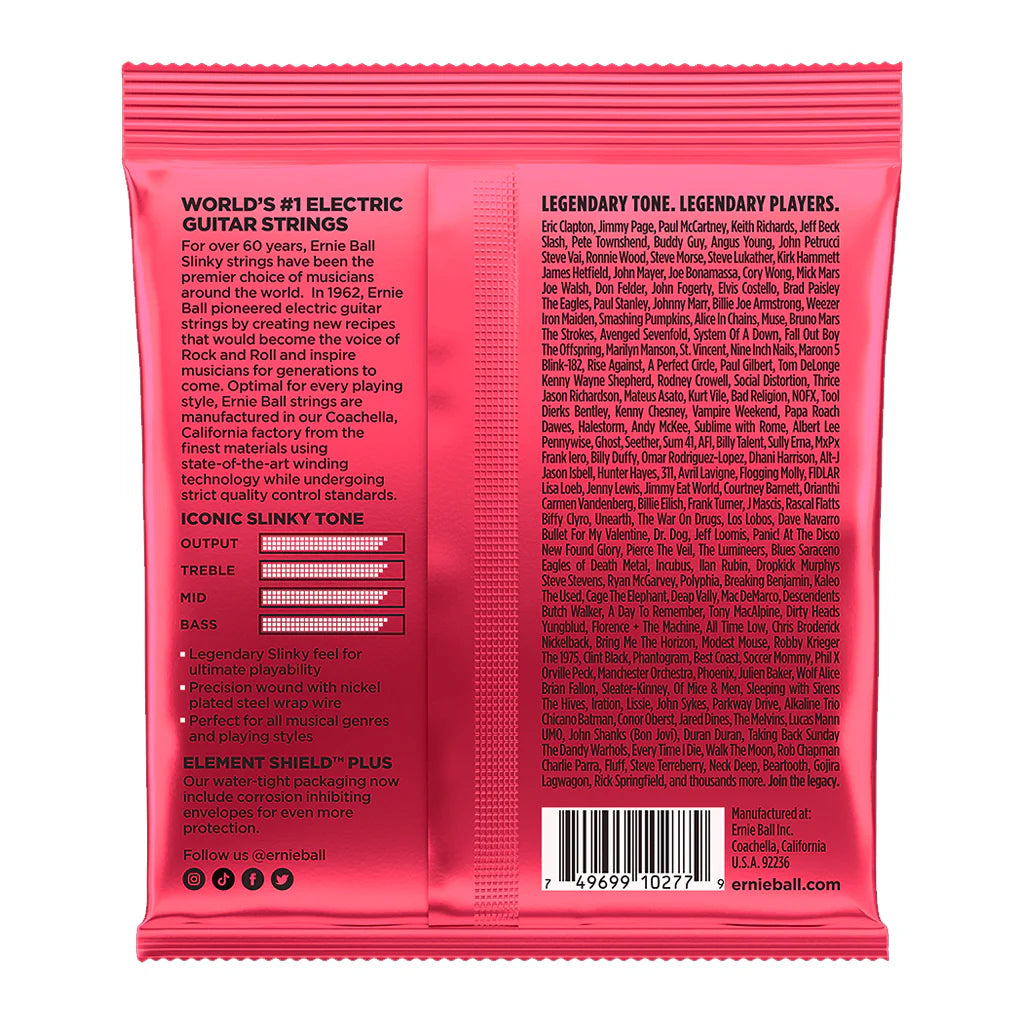 Ernie Ball Burly Slinky Nickel Wound Electric Guitar Strings - 11-52 Gauge