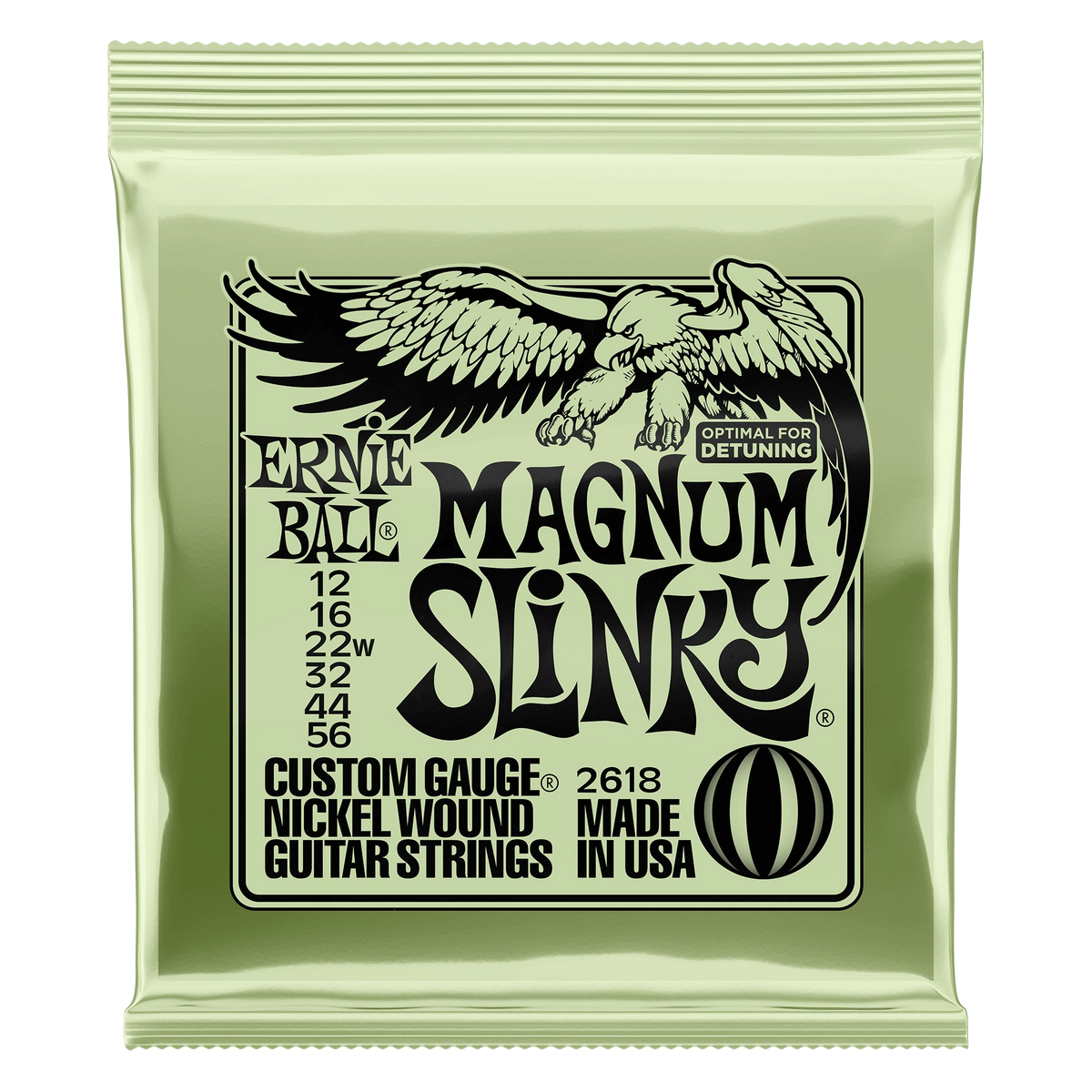 Ernie Ball Magnum Slinky Nickel Wound Electric Guitar Strings - 12-56 Gauge