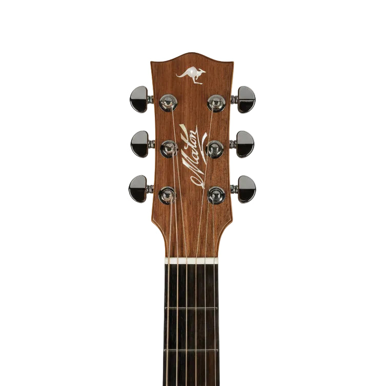 Guitar headstock with 'Martin' logo on a white background