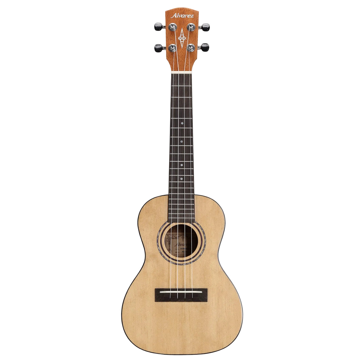 Acoustic guitar with a white background