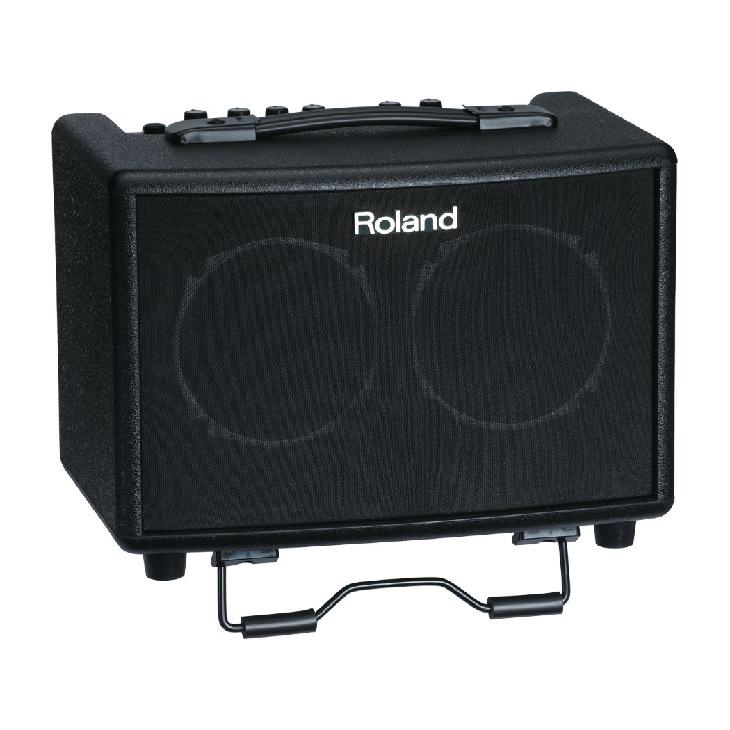 Roland guitar amplifier on a white background