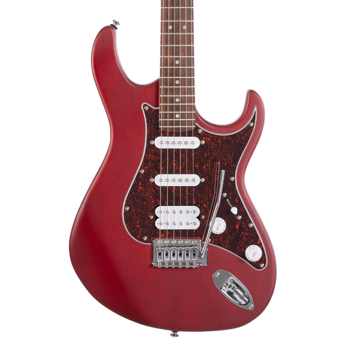 Cort G110 HSS Electric Guitar - Vintage-Style Double-Cutaway - BLACK CHERRY