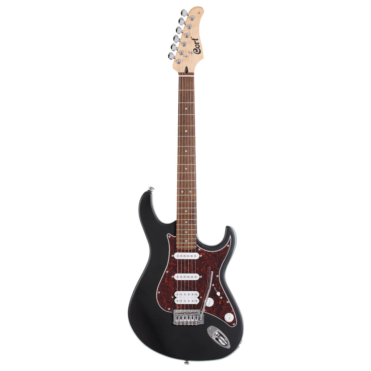 Cort G110 HSS Electric Guitar - Open Pore Black