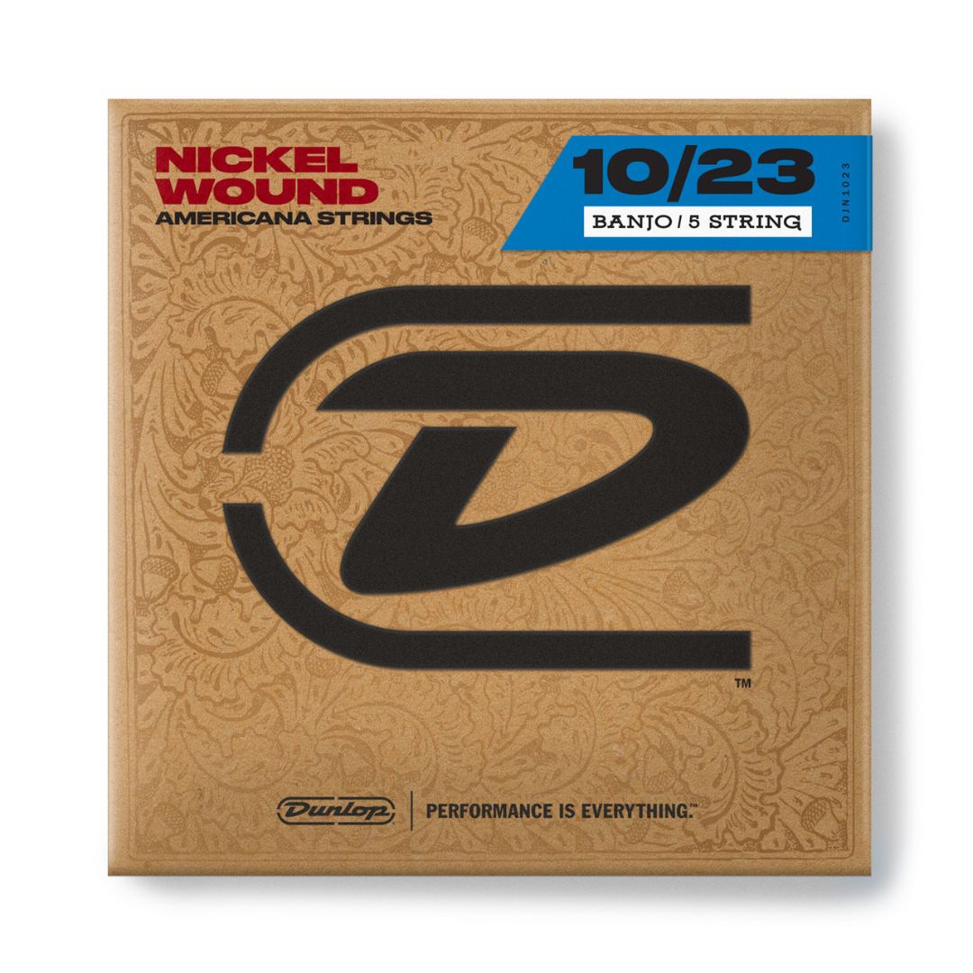 Jim Dunlop Americana Nickel Wound Banjo String Set 10-23 (5 Strings)