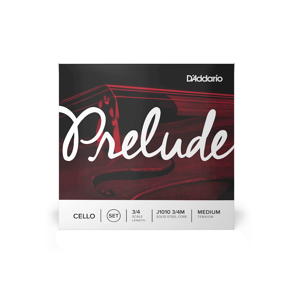 D'Addario Prelude 3/4 Size Cello String Set Medium