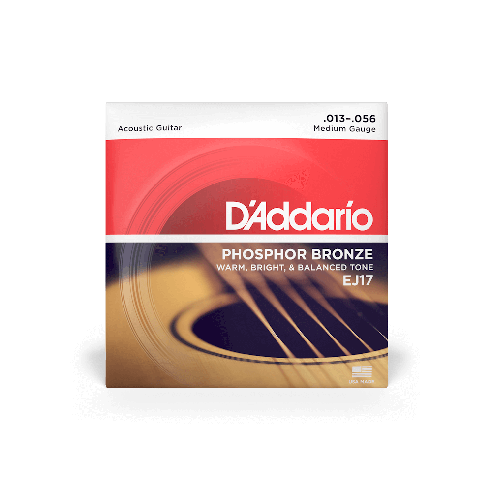 D'Addario EJ17 Acoustic Strings 13-56 Phosphor Bronze Medium