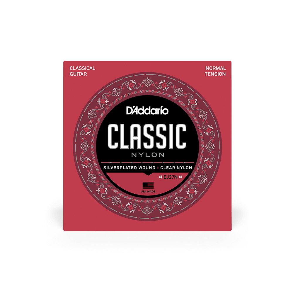 D'Addario EJ27N-3D 3-Pack Classical Strings Clear/Silver Normal Tension
