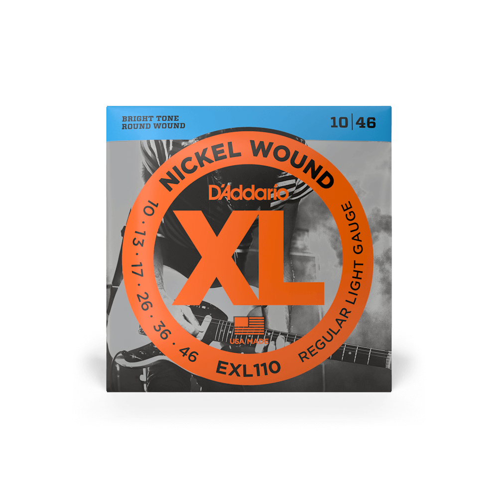 D'Addario EXL110 Electric Strings 10-46 Nickel Wound Regular Light