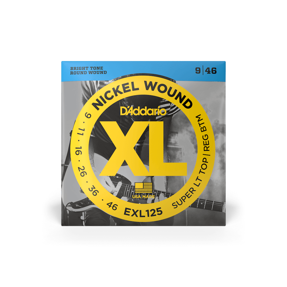 D'Addario EXL125 Electric Strings 09-46 Nickel Wound Super Light/Regular
