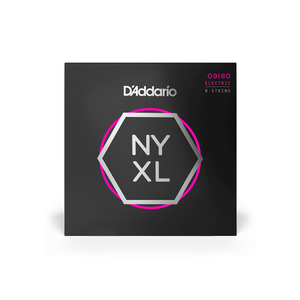 D'Addario NYXL0980 8-String Electric Strings Super Light