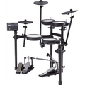 Electronic drum set on a white background